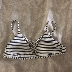 Hollister striped bikini top